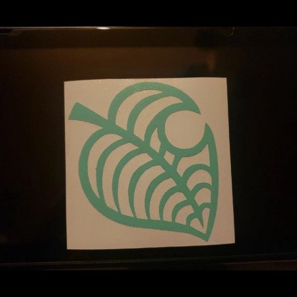 Animal Crossing Leaf Vinyl Decals set of (2) - Picture 7 of 7